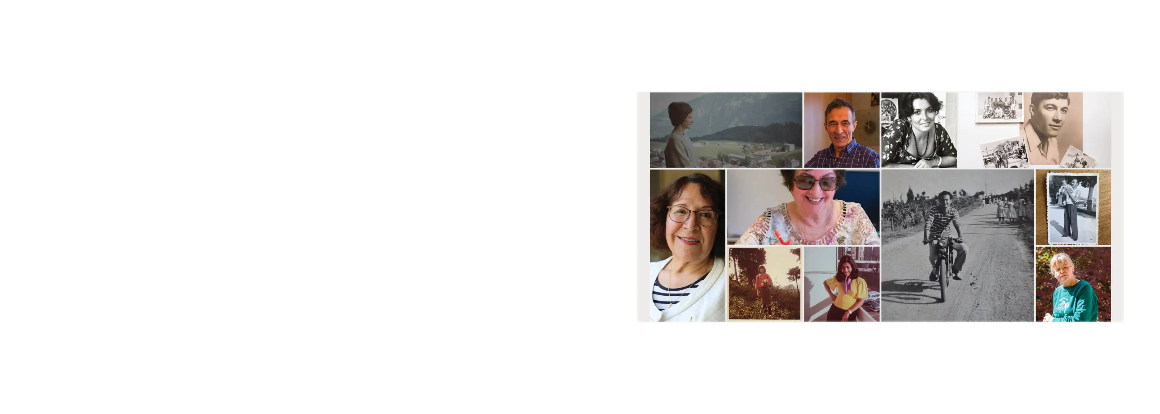 Portraits et photos d'archive d'immigrés